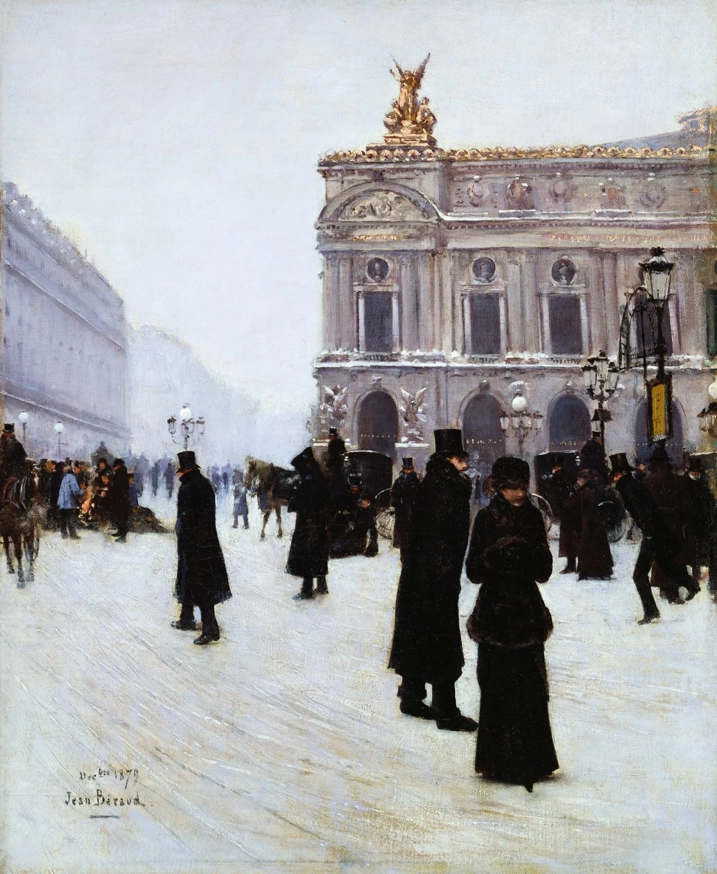 Fuori dall'Opera, Parigi, 1879